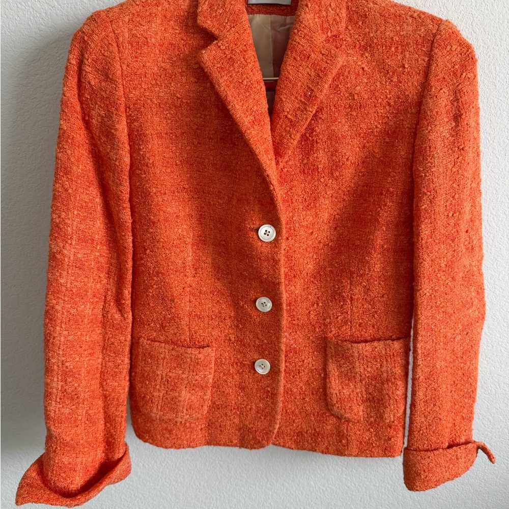 Vibrant Orange Women's Blazer
